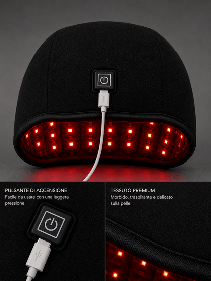 ALVEYA™ | Cappello LED per il Benessere dei Capelli - ALVEYA